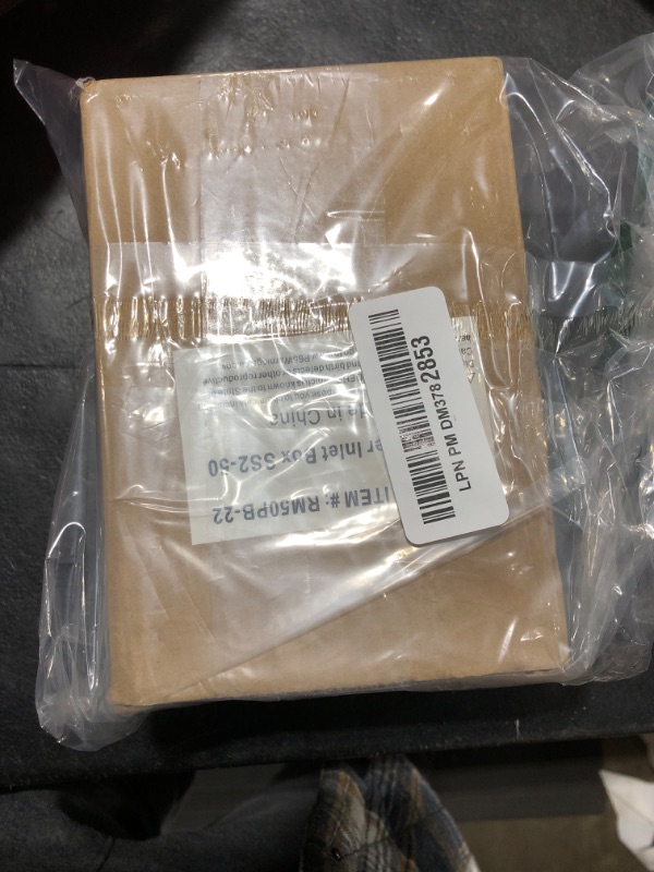 Photo 1 of RVMATE Pre-Drilling 30 Amp Generator Power Inlet Box NEMA TT-30P 125V 3750W Power Inlet Box, Waterproof for Outdoor Use