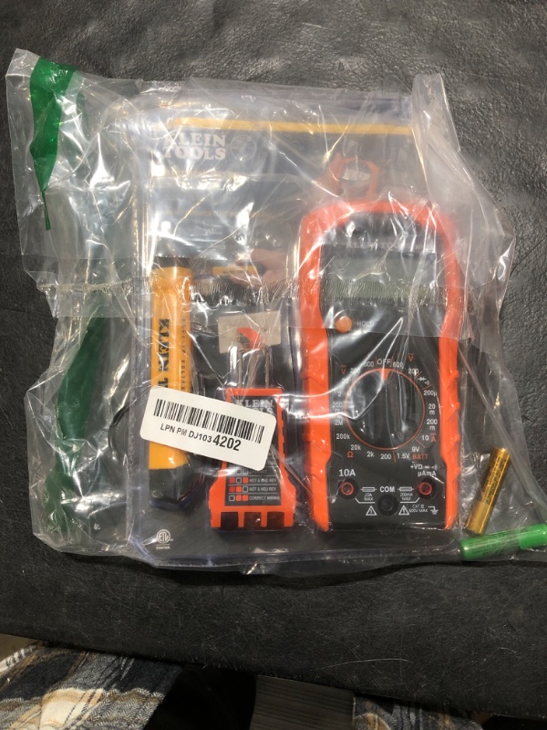 Photo 2 of Klein Tools 69149P Electrical Test Kit with Digital Multimeter, Non-Contact Voltage Tester and Electrical Outlet Tester, Leads and Batteries