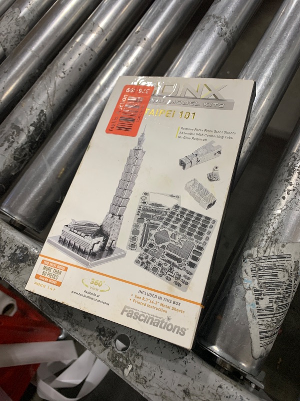 Fascinations Metal Earth Premium Series Taipei 101 3D Metal Model Kit ...