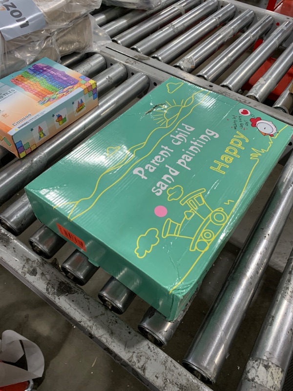 Photo 1 of Blevla Kids Light Table Sand Painting Light Box Sand Drawing Toys Drawing Art Kits with Adjustable LED Lights in 7 Colors Sand Table