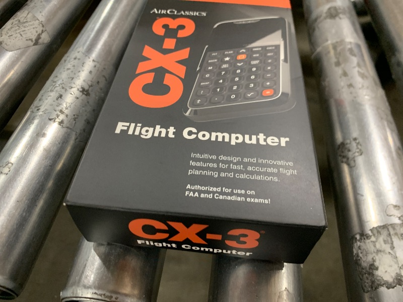 Photo 2 of ASA CX-3 Flight Computer – Advanced Electronic E6B for Accurate Flight Planning and FAA Exam Preparation