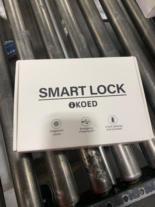 Photo 1 of Fingerprint Door Lock with Smart APP Fingerprint Door Knob Biometric Door Lock Keyless Entry Door Lock with Tuya for Home/Bedroom/Office/Apartment/Airbnb Siver