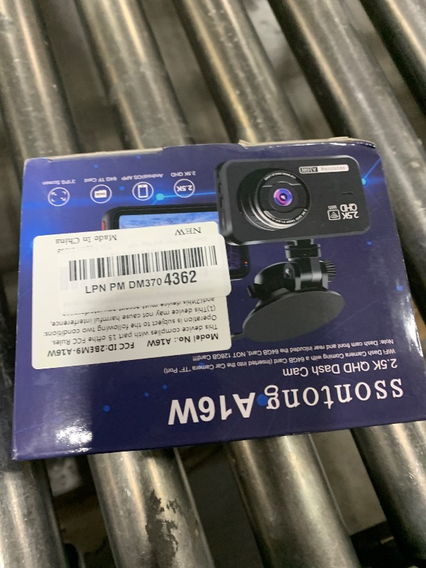 Photo 1 of Dash Cam Front and Rear, Dash Camera for Cars WiFi/APP Control Dual Dashcam W/ 64GB Card, 2.5K Dash Cam Front+1080P Rear Car Camera W/Super Night Vision, Loop Recording, G-Sensor, Max Support 256GB