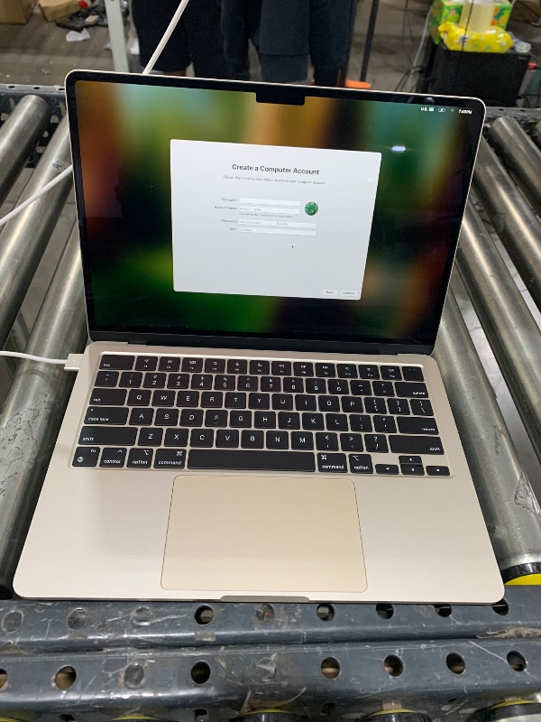 Photo 1 of Apple 2024 MacBook Air 13-inch Laptop with M3 chip: Built for Apple Intelligence, 13.6-inch Liquid Retina Display, 16GB Unified Memory, 256GB SSD Storage, Backlit Keyboard, Touch ID; Starlight