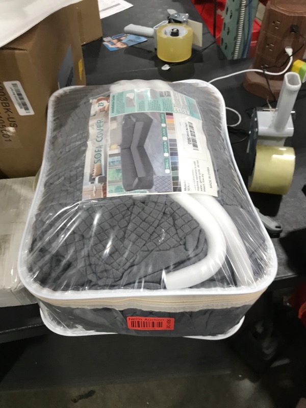 Photo 1 of Arfntevss Corner Sectional Couch Covers Grey L Shape Sofa Cover Extra Large Magic Stretch Couch Cover Soft Feature Jacquard Design Furniture Protector U Shaped Sofa Slipcovers (Dove Grey, X-Large)