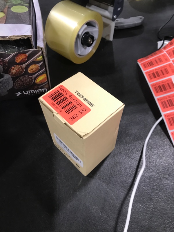 Photo 1 of TechRise Ergonomic Mouse, 2.4GHz Optical Vertical Mouse with 5 Adjustable DPI Levels, Up to 4800 DPI, Silent Wireless Mouse with 6 Ergonomic Buttons for Laptop, Desktop, PC, MacBook - Black