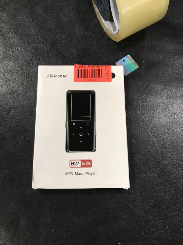Photo 1 of 64GB MP3 Player with Bluetooth 5.2, AiMoonsa Music Player with Built-in HD Speaker, FM Radio, Voice Recorder, HiFi Sound, E-Book Function, Earphones Included1045383302
