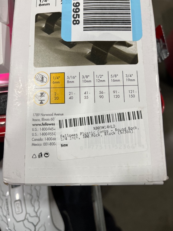 Photo 1 of plastic combs round back sizing in photos