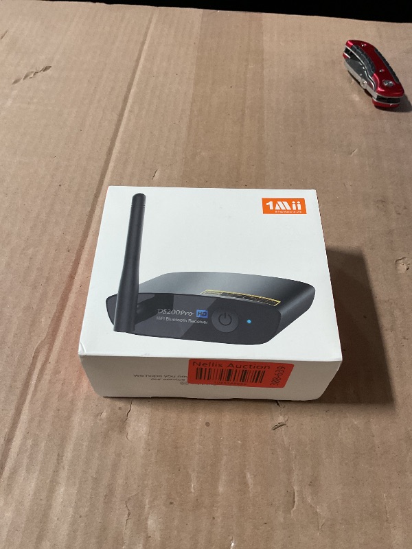 Photo 1 of 1Mii HiFi Bluetooth 5.3 Music Receiver for Home Stereo with LDAC, Bluetooth Audio Adapter with Audiophile DAC aptX HD, RCA Optical Output for AV Receiver or Stereo Amplifier - DS200Pro