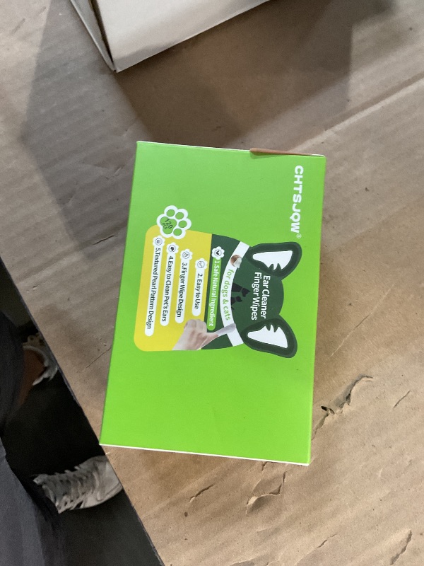 Photo 1 of ***NON REFUNDABLE, FACTORY SEALED*** Ear Cleaner Finger Wipes, Dog and Cats Ear Cleaner 120 Counts, Dog Ear Wipes Reduce Earwax Buildup, Grooming Kit Care for Dogs and Cats, Dog Supplies Ear Cleaner Wipes Remove Dirt & Non-Irritating
