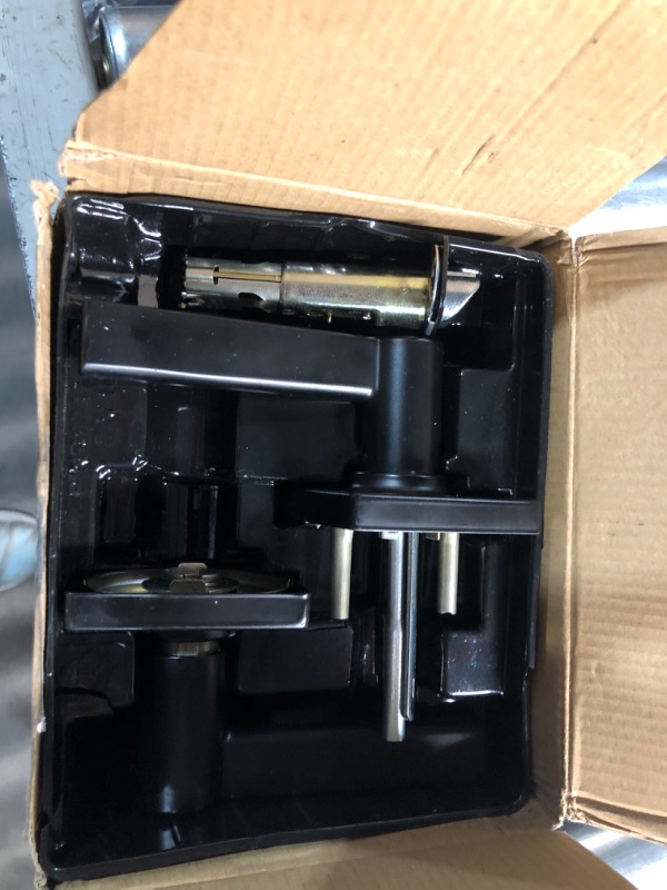 Photo 1 of ***(NO RETURNS OR REFUNDS/ FOR PARTS ONLY/ MISSING PARTS)***
Kwikset Casey Entry Door Handle with Lock and Key, Secure Keyed Reversible Lever Exterior, For Front Entrance and Bedrooms, Matte Black , Pick Resistant Smartkey Rekey Security and Microban