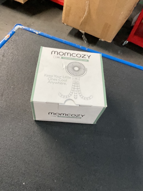 Photo 1 of (POWER TESTED) (SIGNS OF USE) Momcozy 8000mAh Portable Stroller Fan, 27H Ultra-long Battery Life Detachable 4 Speed 360°Rotate LED Night Light with 2 Modes, USB Rechargeable Handheld Cooling Fan for Travel/Car Seat/Bedroom