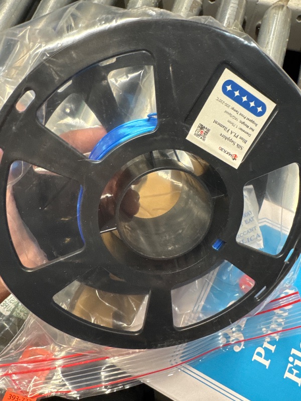 Photo 1 of ***A few amount amount left ***
MIKA3D Silk Sapphire Blue Shiny PLA 3D Printing Filament, 1KG 2.2Lbs 1.75mm 3D Print Material with High Diameter Accuracy, Neatly Wound Silk PLA Widely Support for FDM 3D Printers