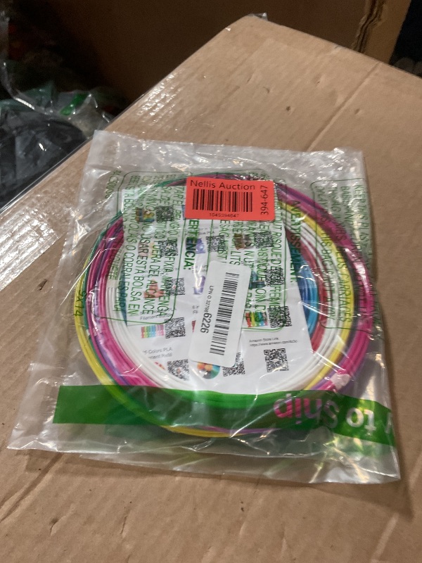 View 2 of 15 Bright Colors 1.75mm 3D Pen PLA Filament Refill, Each Color 10feet, Total 150 Feet 3D Pen/3D Printer PLA Sample Pack, Compatible with MYNT3D / SCRIB3D Printing Pen