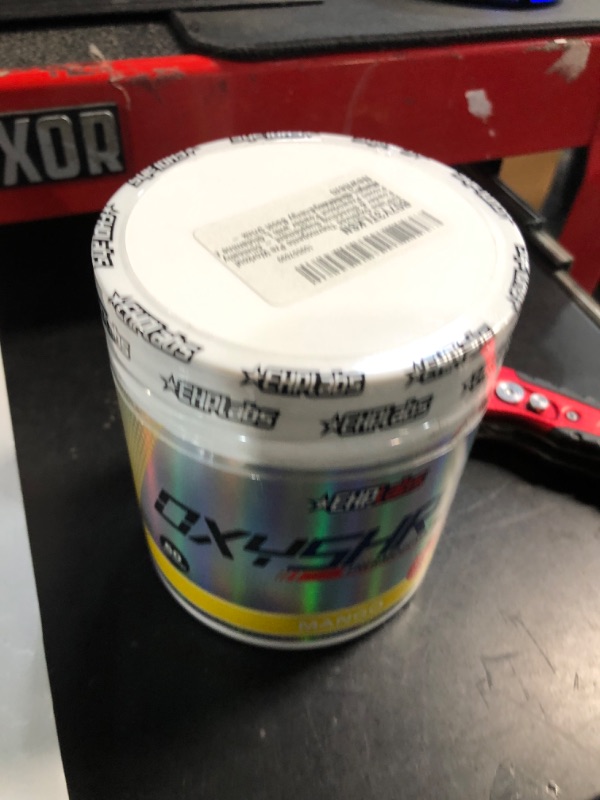 Photo 1 of (BB 01/07/2025)
EHP Labs OxyShred Pre Workout Powder - Preworkout Powder with L Glutamine & Acetyl L Carnitine, Energy Boost Drink - Mango, 60 Servings