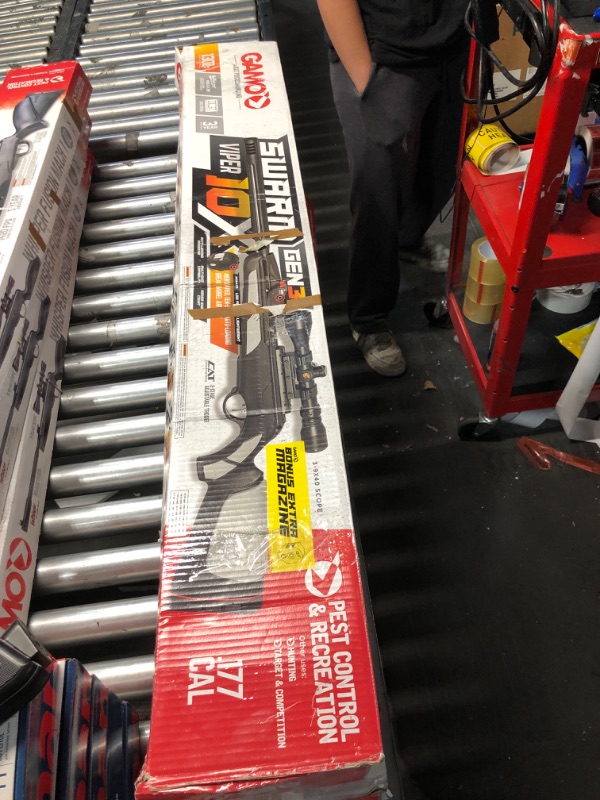 Photo 1 of  Ruger Blackhawk .177 Caliber Pellet Gun with 4x32mm Scope Air Rifle, Black, Large US