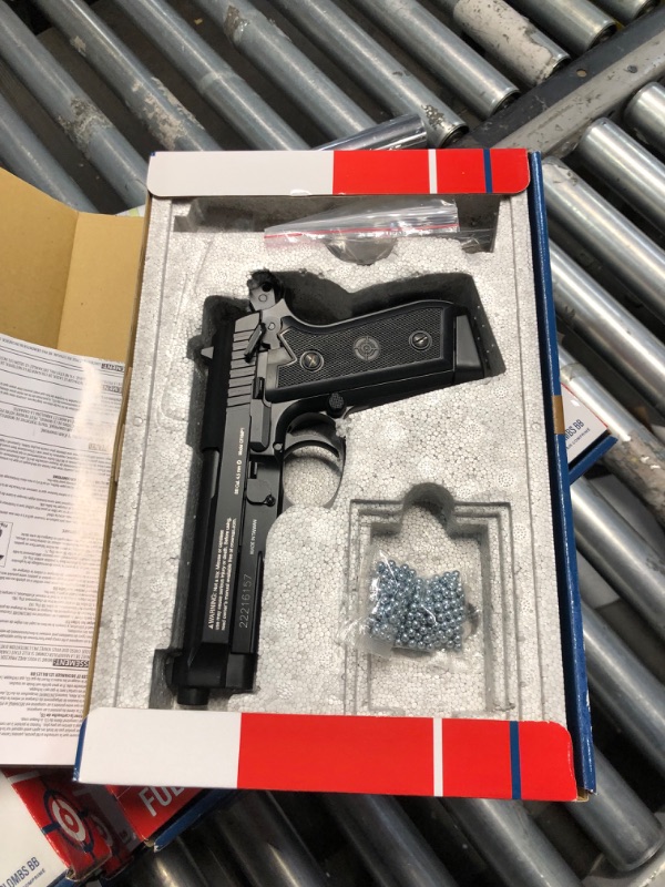 Photo 1 of ***(NO RETURNS OR REFUNDS/ FOR PARTS ONLY/ NON FUNCTIONAL)***
Crosman CFAMP1L Full Auto P1 CO2-Powered BB Air Pistol With Laser Sight (Class II <1 mW)