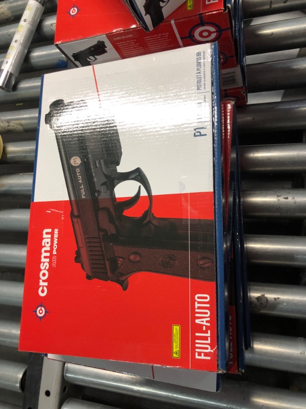 Photo 1 of ***(NO RETURNS OR REFUNDS/ FOR PARTS ONLY/ NON FUNCTIONAL)***
Crosman CFAMP1L Full Auto P1 CO2-Powered BB Air Pistol With Laser Sight (Class II <1 mW)