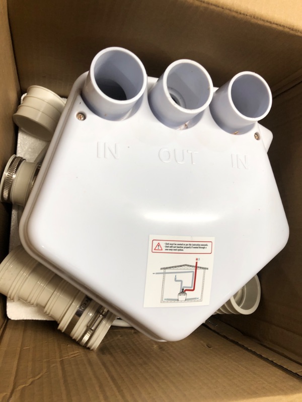 Photo 1 of [Upgraded Version] 800W Utility Sink Pump, | PCB Function | 1 HP Upflush to 36ft/11 m, 2200GPH Sump Pump with 4 Water Inlets 1 Outlets for Basement, Laundry, Sink/Pro