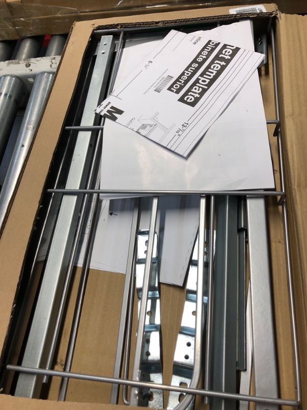 Photo 1 of 2-40 Qt Pull Out Trash Can Under Cabinet With Soft-Close Slides,Door Mounting Under Sink Garbage Can Slide Out Kit For Kitchen, Garbage Can Not Included, Requires Minimum Cabinets Opening 17"W X 25"D