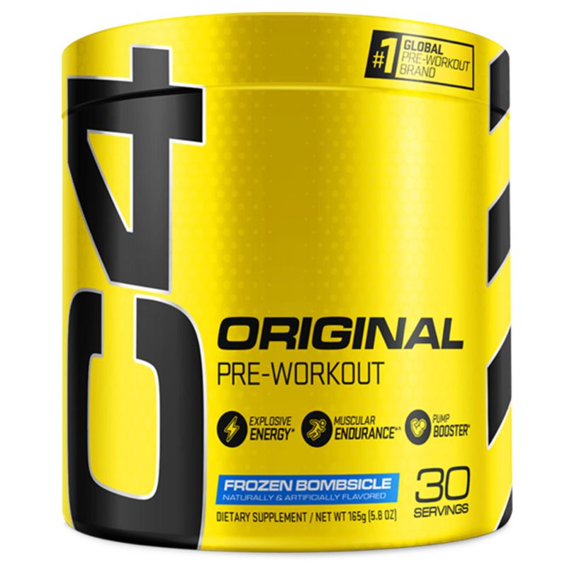 Photo 1 of **nonrefundable** Cellucor C4 Original Pre Workout Powder Frozen Bombsicle Sugar Free Preworkout Energy for Men & Women 150mg Caffeine + Beta Alanine + Creatine - 30 Servings