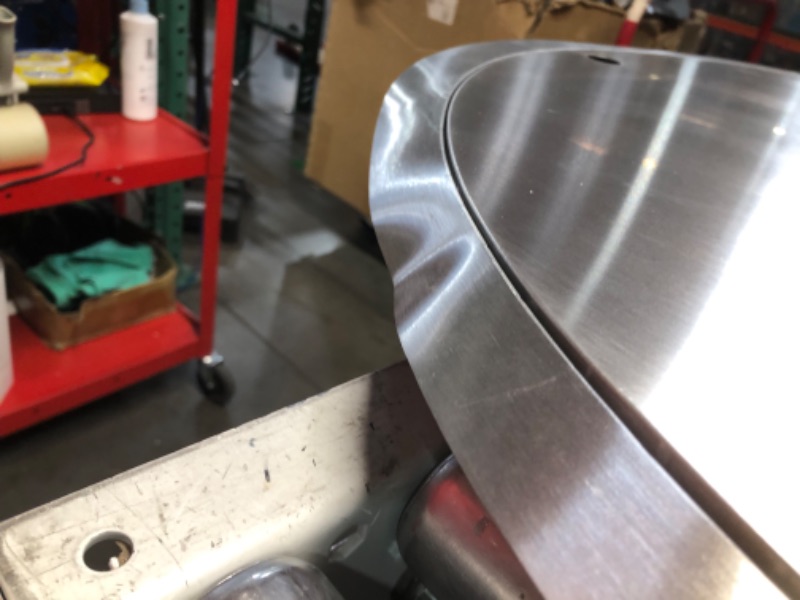 Photo 1 of ***MAJOR DAMAGE - SCRATCHED, BENT, AND WARPED - SEE PICTURES***
Skyflame 31" x 31" Round Stainless Steel DIY Drop-in Firepit System Assembly Set, Including Fire Pit Pan Fire Bowl with Burner Ring and Protective Cover