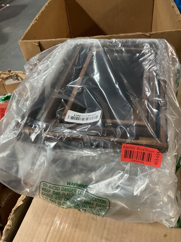 Photo 1 of LYDWOO8D Storage Crate Decorative Wood Crates Wooden Storage Container,Wooden Boxes for Home Nested Crates with Handles,Farmhouse Wood Crates for Storage,Display,Decor Boxes-Brown Set of 3