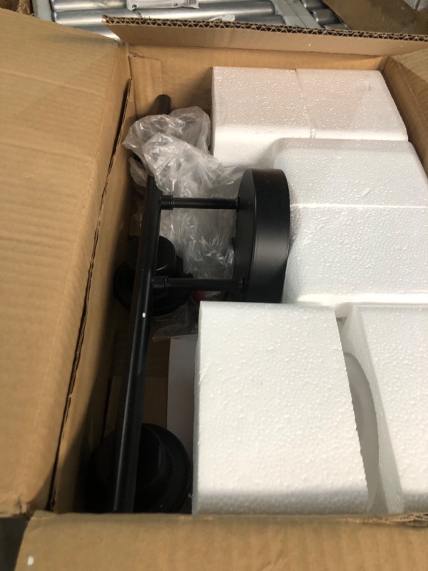 Photo 1 of ***(MISSING HARDWARE)***
Zarbitta 3-Light Bathroom Light Fixtures, Black Modern Vanity Lights with Clear Glass Shade, Bathroom Wall Lamp for Mirror Kitchen Living Room Hallway Cabinet Porch