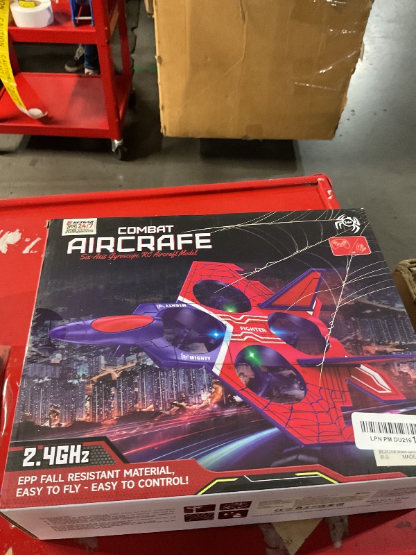 Photo 1 of ***(NO RETURNS OR REFUNDS/ FOR PARTS ONLY/ NO RETURNS OR REFUNDS)***
BEZGAR Drones for Kids | 2.4GHZ RC Plane, Spider Toys for Boys, Remote Control Spider, 6-axis Gyro Remote Control Airplane, RC Helicopter, 360° Flip Fighter Jet Toy, Toys for ages 8-13