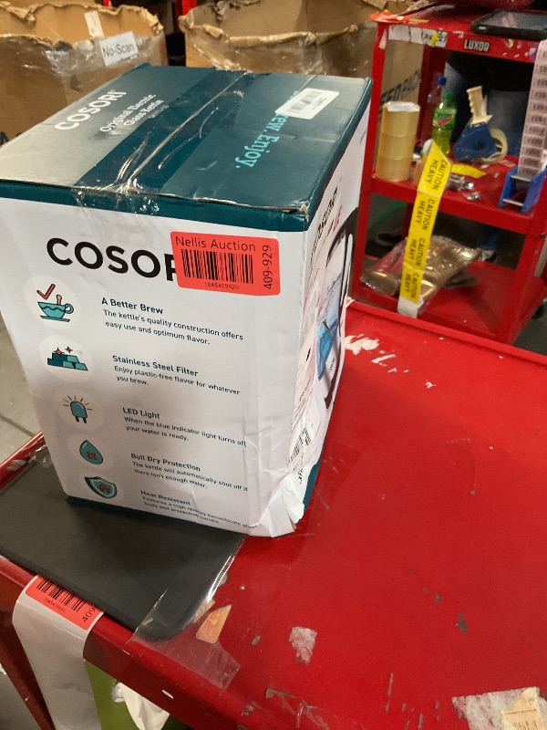 Photo 1 of ***HEAVILY USED AND DIRTY - UNABLE TO TEST - SEE PICTURES***
Cosori Electric Kettle, No Plastic Filter & Spout, Stainless Steel Inner Lid, Tea Kettle & Hot Water Boiler For Coffee & Tea, Water Heater & Teapot, Automatic Shut Off, Black, 1.7L/1500W