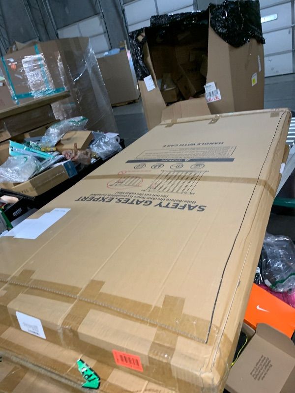 Photo 1 of ***FACTORY SEALED***OPENED FOR INSPECTION****59.1'' Extra Tall Pet Gate,30.3''-40.9'' Wide Auto Close Pet Gate,Include 8.27'' Extension Kits,Cat Gate for Doorway with Safety Lock,Use of No-Drill Pressure Mount Extra Tall Cat Gates for Cats