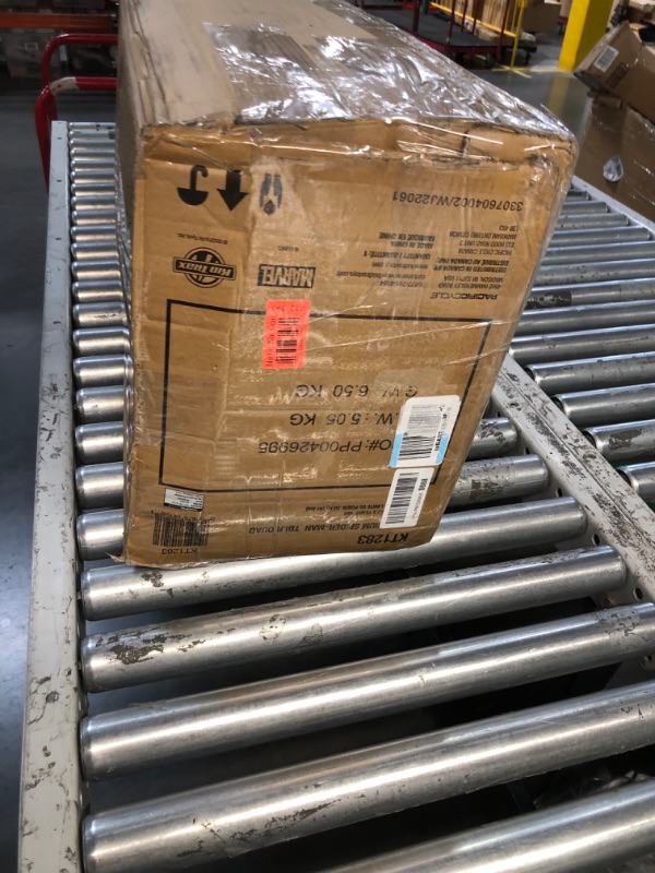 Photo 1 of ***USED - MISSING A WHEEL AND BATTERY - OTHER PARTS LIKELY MISSING AS WELL - UNABLE TO TEST***
Kid Trax Toddler Marvel's Spider-Man Premium Toddler Quad Ride-On, Kids 18-30 Months, 6V Battery and Charger Included, Max Weight 44 lbs, Red