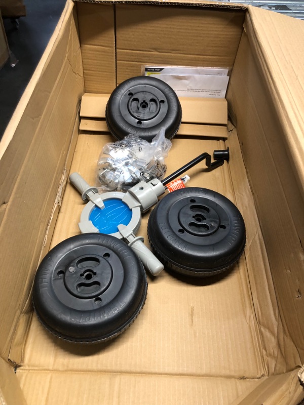 Photo 1 of ***USED - MISSING A WHEEL AND BATTERY - OTHER PARTS LIKELY MISSING AS WELL - UNABLE TO TEST***
Kid Trax Toddler Marvel's Spider-Man Premium Toddler Quad Ride-On, Kids 18-30 Months, 6V Battery and Charger Included, Max Weight 44 lbs, Red