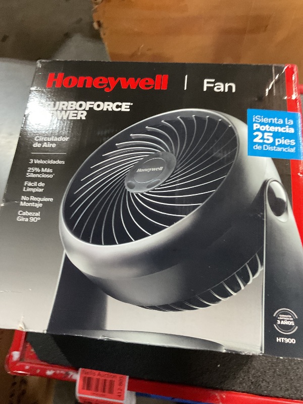 Photo 1 of Honeywell HT-900 TurboForce Air Circulator Fan Black, Small- 4 Pack