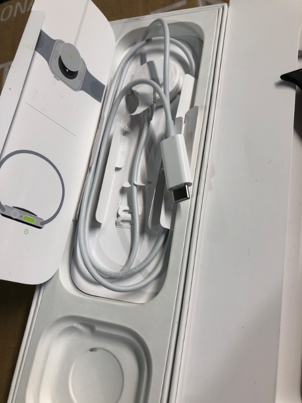 Photo 1 of ***(USED/ SEE NOTES)***
Apple Watch Series 10 [GPS 46mm case] Smartwatch with Jet Black Aluminium Case with Black Sport Band - M/L. Fitness Tracker, ECG App, Always-On Retina Display, Water Resistant