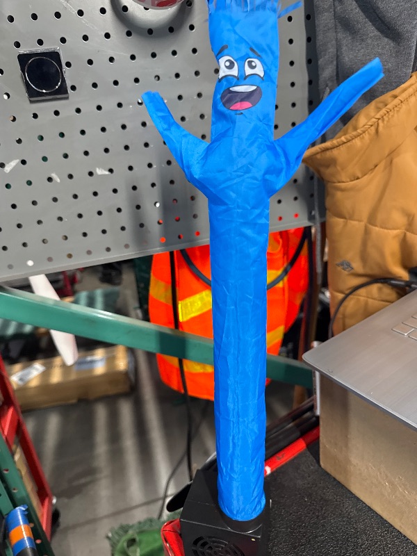 Photo 1 of *** SEE NOTES***needs a Type C charger *** 
Poen Easter Basket Stuffers Easter Gift for Kids Wacky Waving Inflatable Tube Guy Mini Inflatable Tube Man with Blower Desktop Office Pranks Dancing Blow up Man for Birthday Party Decor(Laugh)