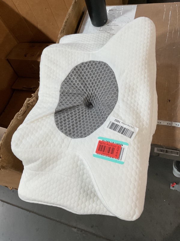 Photo 1 of (BAGGED) Dream Without Pain Cervical Neck Pillow for Sleeping, Ergonomic Side Sleeper Pillows for Adults, Cooling Orthopedic Pillow for Neck Relief Support, Memory Foam Pillows Back Stomach Sleepers
