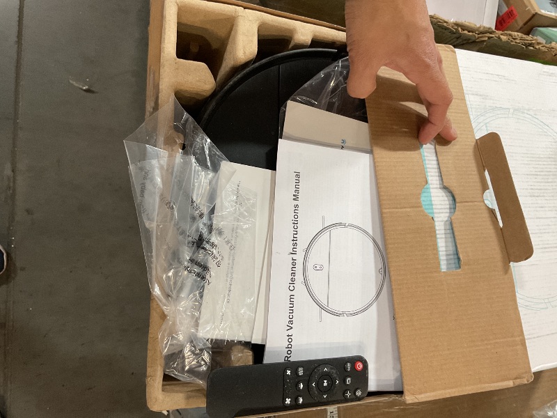 Photo 1 of ***(MINOR DAMAGE/ SEE NOTES)***
MAMNV Robot Vacuum and Mop Combo, WiFi/App, Robotic Vacuum Cleaner with Schedule, 2 in 1 Mopping Robot Vacuum with Watertank and Dustbin, Self-Charging, Slim, Ideal for Hard Floor, Pet Hair, Carpet