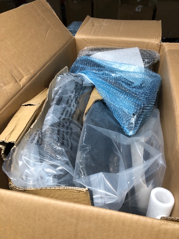 Photo 1 of ***MISSING HARDWARE***  Ergonomic Office Chair, 3-Level Tilt Backrest, Breathable Mesh with Adjustable Lumbar Support, 3D Headrest and Armrests, Retractable Footrest