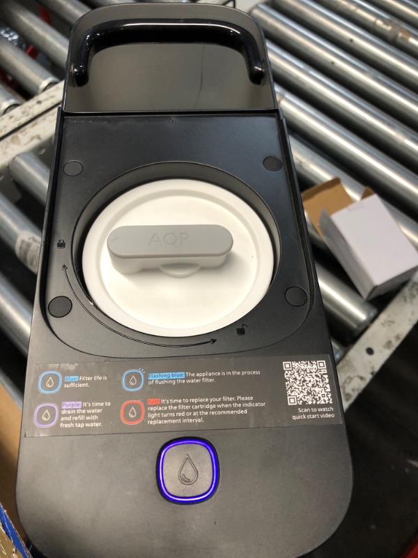 Photo 1 of (sold for parts) (water reservoir damaged) PHILIPS Countertop Reverse Osmosis Water Filter Dispenser, 5 Stages RO Water Filtration System Purifier with Aquaporin Technology