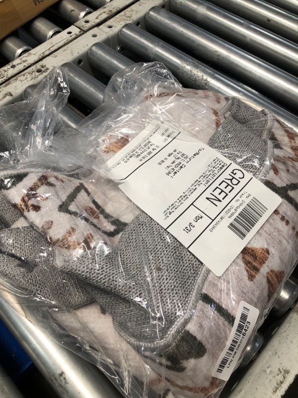 Photo 1 of Area Rug 3x5 Geometric Rug: Washable Boho Moroccan Rugs Soft Farmhouse Rug, Modern Neutral Stain Resistant Indoor Floor Carpet for Living Room Bedroom Dining Table Nursery(Brown Green,3'x5')