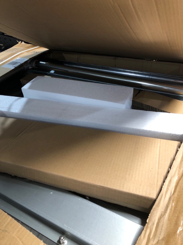 Photo 1 of Hally Open Base Stainless Steel Table 30 x 48 Inches, NSF Commercial Heavy Duty Prep & Work Table with Galvanized Legs for Restaurant, Home and Hotel