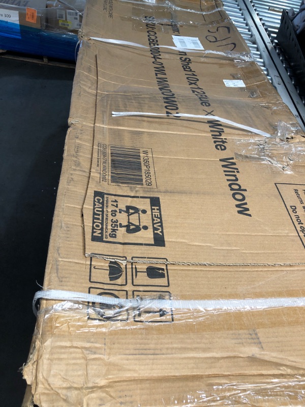 Photo 1 of ***PARTS ONLY UNKNOWN HOW MANY BOXES ***Ball & Cast 10x12 FT Outdoor Storage Shed,Metal Aluminum Waterproof Tool Sheds with Window,Heavy-Duty Sheds Unit w/Door and Vents,for Storing Bicycles,Lawnmowers,Barbeques,Blue