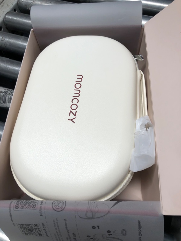 Photo 1 of Momcozy Breast Pump Hands Free Mobile Style | M6, Wearable Breastfeeding Pump Ideal Rhythm for More Milk, DoubleFit Flange More Fit & Discreet with 3 Modes & 9 Levels, 24mm - 2 Pack Quill Gray