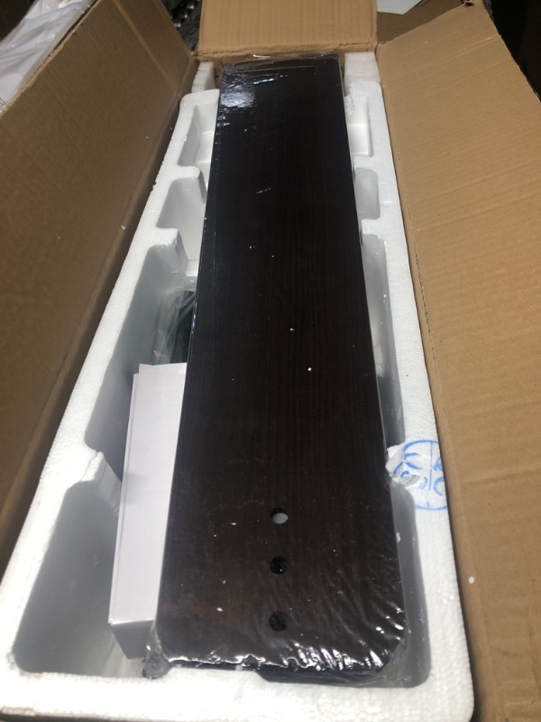 Photo 1 of 60 Inch Smart Ceiling Fan with Lights Remote,Control via Alexa Google Voice App WiFi,Quiet DC Motor,Dimmable,Outdoor Indoor Modern Ceiling Fans for Large Bedroom Patio Porch,Brown Black Walnut