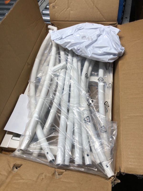 Photo 1 of ? 8ft(2.4M) Heart Shaped White Metal Balloon Arch Stand Frame Display Kit?Love Balloon Arch Frame for Proposal, Wedding, Valentine’s Day, Bridal, Birthday Party Decorations
