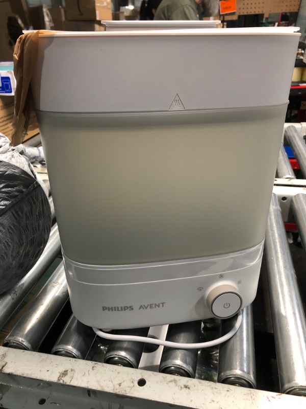 Photo 1 of ***(HEAVILY USED)***
Philips Avent Baby Bottle Sterilizer and Dryer Premium, Removes 99,9% of Bacteria, Chemicals Free, Capacity 6 Bottles/Teats/Accessories, Modular Space Saving Design, Model SCF293