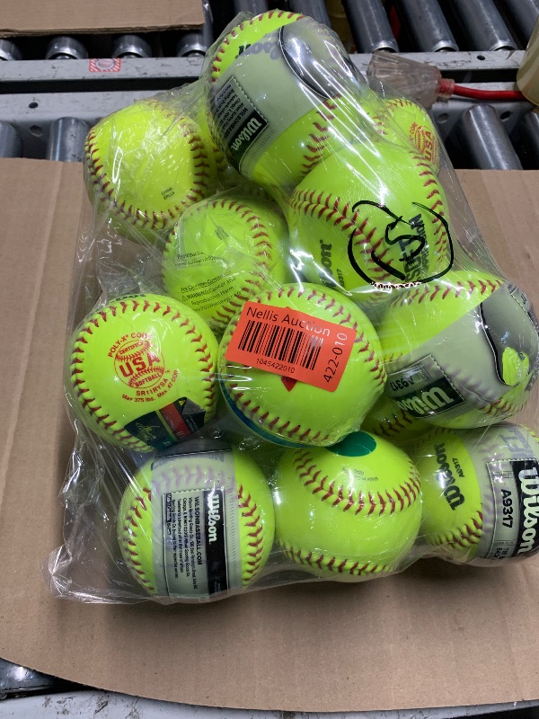 Photo 1 of  Softballs 15 Ball Pack, Yellow