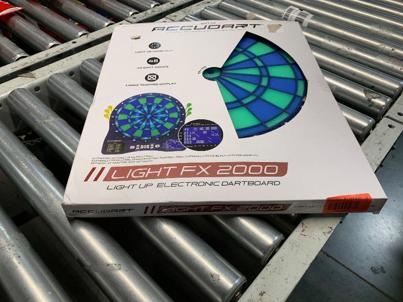Photo 1 of (PARTS) Accudart Light FX 2000 Electronic Dartboard with Vibrant LED Light Displays