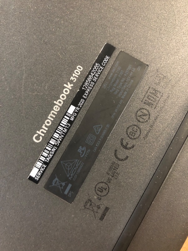 Photo 1 of (SIGNS OF USE) Dell Chromebook 3100 (wifi) 4 GB, 16GB Black - 0KYC9A00 (BGZQ3X2)
